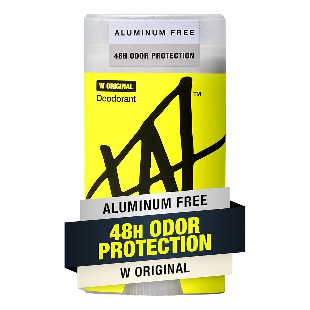 W By Jake Paul Men's Aluminum-Free Deodorant, Sensitive Skin Friendly, Dermatologist Tested, Vitamin-Infused Deodorant for Men, Original Scent, 2.6 oz (2.6 Ounce (Pack of 1))