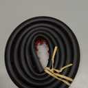 AUTOXBERT 20FT(6M) Universal Car Rubber Seal Strip Big D-Shape Door Seal Weather Strip Window Soundproof Noise Insulation Seals for Auto Door Trunk Hood