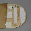 My First Day of School Sign 12"x10", First and Last Day of School Board with Marker, Reusable Back to Class Wooden Chalkboard for Preschool, Pre-K, and Kindergarten, Easy to Write & Clean Board (Bright)