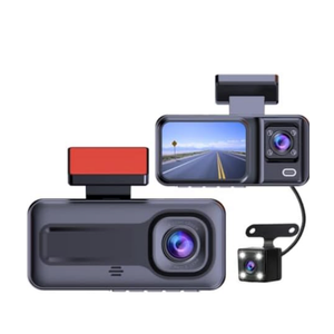 1080P Dash Cam Car DVR Wide Angle 3 Recording HD Night Vision Driving Recorder 3 Lenses Front and Rear Video Recording