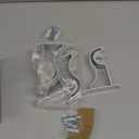 TOKPLNU Curtain Rod Bracket, Heavy Duty Curtain Rod Holders, Black Rod Hooks Hangers Drapery Single Decorative Rods Wall Brackets for 1 Inch Drape Poles, 4 Pack, White