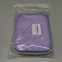 Card case for Player Cards with 120 Pockets, Card Holder with 15 Removable Sleeves, Suitable for any card carrying case of the same size (Purple)