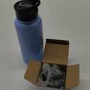 HASLE OUTFITTERS 32 oz Insulated Water Bottle Stainless Steel Double Walled Vacuum Sports Water Bottle with 2 Lids (Straw and Spout Lid) for Gym Camping HikingBlue,1)