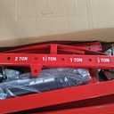 GarveeHome 2 Ton Engine Hoist, Heavy Duty Folding Cherry Picker Hydraulic Shop Crane with Full Kit (Lever/Cylinder/Chain/Leveler) & 6 Casters for Garage, Workshop & Warehouse