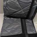 Magnetic Thermal Insulated Door Curtain, Fits Door Size 38" x 82",Durable Oxford Cloth&Thicken Polyester Fiber Fill, Efficient Temperature Control, Durable Construction, Soundproof and Windproof (Polyester Dark gray)