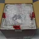 Christmas Lighted Gift Boxes Decorations Set of 4, 2.8Ft Stackable Christmas Nesting Boxes Battery Operated with Timer for Home and Party Decoration