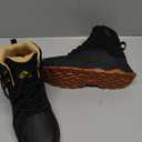 NORTIV 8 Women's Waterproof Hiking Boots Outdoor Trekking Camping Trail Hiking Boots (5.5, Black)