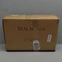 MALACASA 4.4 QT Baking Dish, 9x13 Large Casserole Dish for Oven, Ceramic Baking Pan, Rectangular Lasagna Pan Deep with Handles for Baking, Durable Microwave Oven Safe, Wedding Gift,White, Series BAKE-BAKE