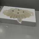 Off White Large Decorative Bowl - 16 Fruit/Key/Purse Bowl for Home Decor - Coffee Table & Entryway Table Decor - Scalloped Ruffle Bowls - Unique Centerpiece Bowls(Big)