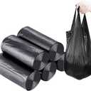Small Trash Bags,5 Rolls 46x60 Cm 100 PCS 4 Gallon Garbage Bags, For Kitchen Bathroom Bedroom Office Use