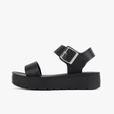 Soda Papaya ~ Women Open Toe Multi-Strap Flatform Sandals,6,5