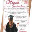 5 x Niece Graduation Card, 8×5.3 inches