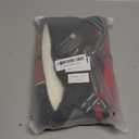 Queenmore Medium Dog Coat - Extra Warm Winter Jacket with Harness Built-in, Cold Weather Waterproof Dog Clothes, Fleece Lined Reflective Easy On Snow Parka Jacket, Red/Black, Medium