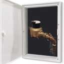EASY-EXS Access Panel 12x16 with Door (Max Service Opening 10x14) Plastic White (Large 12" x16'')