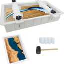 Large Epoxy Table Mold 23.5*11.7*3 inch and 15.7*9.8*3 inch, Cutting Board Molds for Epoxy Resin, Large Reusable Epoxy Mold for Coffee Table, Charcuterie Board, Art Panel(with Clamping System)