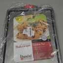 Premium Nonstick Baking Sheet Pans Set of 3, Heavy-Gauge Carbon Steel, Warp, Dent, and Rust-Resistant Gourmet Rimmed Half Cookie Sheet Trays, Non-Toxic for Exceptional Baking Performance