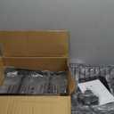 Rolling Kitchen Cart with Bread Box and 2 Pull-Out Wire Baskets - 4-Tier Storage Cart on Wheels with Lockable Casters, Wood Top and Metal Frame for Kitchen, Bathroom, and Pantry (Black)