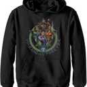 Marvel Boys' Wakanda Forever Squad Hoodie (Large, Black)