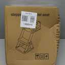 Potty Training Seat for Toddlers, 2 in 1 Potty Training Toilet with Anti-Slip Pad Step Stool, Toddler Toilet Seat for Boys and Girls (Include 2 Ducks)