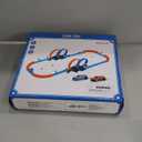 Toy Car Race Track Set for Boys Kids Age 3-5 4-7, Race Tracks with 4 Crash Zones and 1:64 Scale High-Speed Slot Cars, Christmas Halloween Birthday Gifts Toys for Toddlers Boys 4-8 8-12 Years