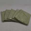 5 Panels Green Ceiling Drapes with Lights for Wedding 5ftx20ft Photo Backgrounds Sheer Curtains Drapery Decorations for Party Ceremony Stage Swag Sage Green