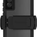Ghostek NAUTICAL Galaxy S22 Plus Waterproof Case with Screen Camera Protector, Belt Clip Holster Heavy Duty Protective Full Body Phone Cover Designed for 2022 Samsung Galaxy S22+ 5G (6.6 inch) (Clear)