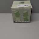 Elevated Ceramic Cat Food Bowl - 5.5" Wide Dish for Whikser Friendly, 6.6" Height for Easy Feeding, Lead & Cadmium Free, Durable Raised Cat Food Bowls, Green