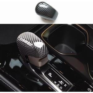 Carbon Fiber Shifter Knob Cover for Lexus NX 2022-2026 RX 2023-2026 TX UX | Easy to install,snap on,classy and beautiful modification,nice add on the gear knob,better than the factory finish.