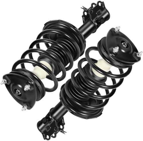 CCIYU 2 pcs Front Strut and Spring shock Assembly 172298 172297 for 2006-2011 for Hyundai Accent,2006-2011 for Kia Rio
