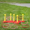 3 x Soulchen 24 Valentine's Heart Shaped Ring Toss Games for Party Activities Red and Pink Plastic Toss Ring for Indoor Outdoor Speed and Agility Practice Games Valentine's Party Supply