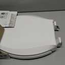 KOHLER 4636-RL-0 Cachet ReadyLatch Elongated Slow Close Toilet Seat, Soft Close Toilet Seat Quiet Lid, Contoured Grip-Tight Bumpers Installation Hardware, Apartment Essentials, White