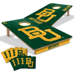 YouTheFan NCAA 2 x 3 Wood Cornhole Game with Logo Bags (Baylor Bears)