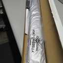 Magma Products Umbrella, Boat, Rail Mounted, 100% UV, Silver, 1-1/8" or 1-1/4" Round Rail, One Size