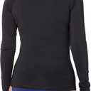 Roxy Women's Essential Long Sleeve Zip-up Rashguard – UPF 50+ Quick-Dry Stretch Fit Rash Guard Swim Shirt, Black, X-Large
