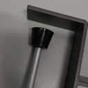 6 Pack Christmas Stocking and Garland Holders with 2 Hooks, Mantle Garland Holder for Hanging Christmas Stockings, Adjustable Fireplace Garland Holder & Stocking Hanger, Max 2.1" Thick Mantle - Black