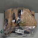 ULTCOVER Waterproof Patio Ottoman Cover Square Outdoor Side Table Furniture Covers Size 24L x 24W x 18H inch (Brown)