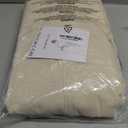 Lush Decor Boho Fringe 15-Inch Tailored Drop Easy Fit Bed Skirt King Size Single 78" W x 80" L +15" Neutral - King Bed Skirt - Wrap Around Bed Skirt