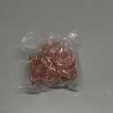 TecUnite 24 Pieces 3.35 Inch Table Number Holder Place Card Photo Holder Picture Name Menu Clips Memo Cards Stand for Wedding Reception Anniversary Birthday Party Centerpieces (Rose Gold)