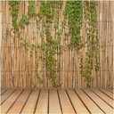 Forever Bamboo Jumbo Reed Bamboo Screen Fencing Privacy Fence Backyard Divider Decorative Reed Garden Fencing Natural Finish 6 ft H x 16 ft L, (20-BR6) (Tan)
