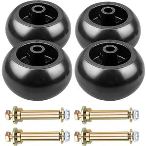 Anti Scalp Deck Wheel Kit Compatible with Bad Boy 022-5234-98 for Toro 1-603299 68-2730 for Kubota K5351-42110 K5371-42110 for Husqvarna 539 10 26-43 for Lawn-Boy 1-603299 68-2730 4 Pack