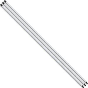 Ihomepark Golf Alignment Sticks, 3 Pack 58Golf Sticks Alignment Rods, Full Golf Practice Swing Trainer to Align Your Golf Shot, White