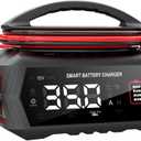 35 amp Lithium Battery Charger,6V 10A &12V 35A & 24V 18A Fully-Automatic Smart Car Battery Charger, Battery Maintainer Trickle Charger,Battery Desulfator, Lifepo4 AGM Charger