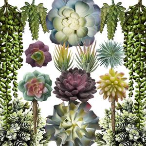 caqpo Artificial Succulents - 15 Pack - Premium Unpotted Succulent Plants Artificial - Realistic Textured Succulents - Fake Succulent Plants for DIY - Feaux Faux Cactus Plant Bulk