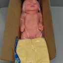 qzzXoq Newborn Human Training Model, Baby Care Model 20.5 Inches Life-Size Limbs Head Rotate Simulate Infant Care Training with Clothing, for Obstetrics Gynecology and Midwifery TeachingGirl