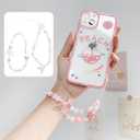 5PCS Camera Wrist Strap, Y2K Phone Charm Wrist Strap, Beautiful Phone Keychain, Universal, Suitable for Women's Mobile Phone keychain Charms