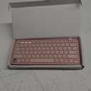 Logitech Pebble Keys 2 K380s, Multi-Device Bluetooth Wireless Keyboard with Customizable Shortcuts, Slim and Portable, Easy-Switch for Windows, macOS, iPadOS, Android, Chrome OS - Tonal Rose