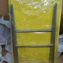 10-Pack 18x12 Inch Blank Yard Signs with Stakes - Waterproof Corrugated Plastic for Garage Sales, Gardens, Commercials & Parks (Yellow)