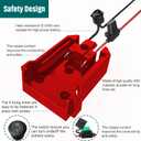 Power Wheel Adapter with Fuse&Switch, Secure Battery Adapter for Lithium Battery, with 12 Gauge Wire, Good Power Convertor for DIY Ride On Truck, Robotics, RC Toys and Work Lights,2Pack