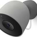 Google Nest Cam Outdoor (Wired, 2nd Gen) - Security Camera with 2K Video and Gemini, Night Vision, 2-Way Audio - Works with Google Home - 2025 Model - Hazel (1-pack)