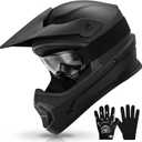 TCMT Youth Kids Dirt Bike Helmet DOT Approved Full Face Motocross Gear
Size: Youth X-Large